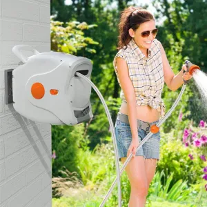 New in box! Tacklife Wall-mount Hose Reel with 100 Foot Hose! Retails $290 