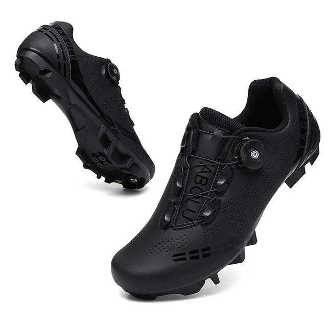 New men's cycling shoes self-locking anti-skid mountain road bike shoes