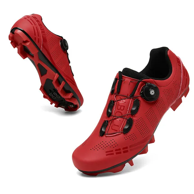New men's cycling shoes self-locking anti-skid mountain road bike shoes