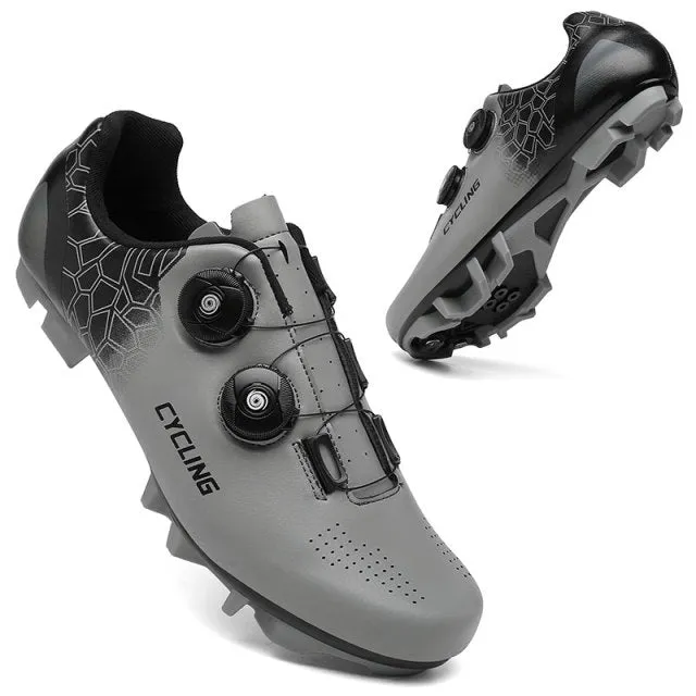 New men's cycling shoes self-locking anti-skid mountain road bike shoes