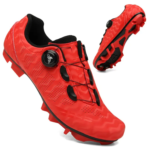 New men's cycling shoes self-locking anti-skid mountain road bike shoes