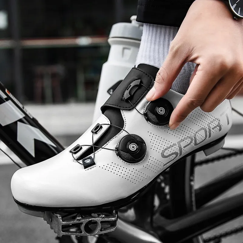 New mountain biking shoes with cleats men's flat sports shoes racing women's
