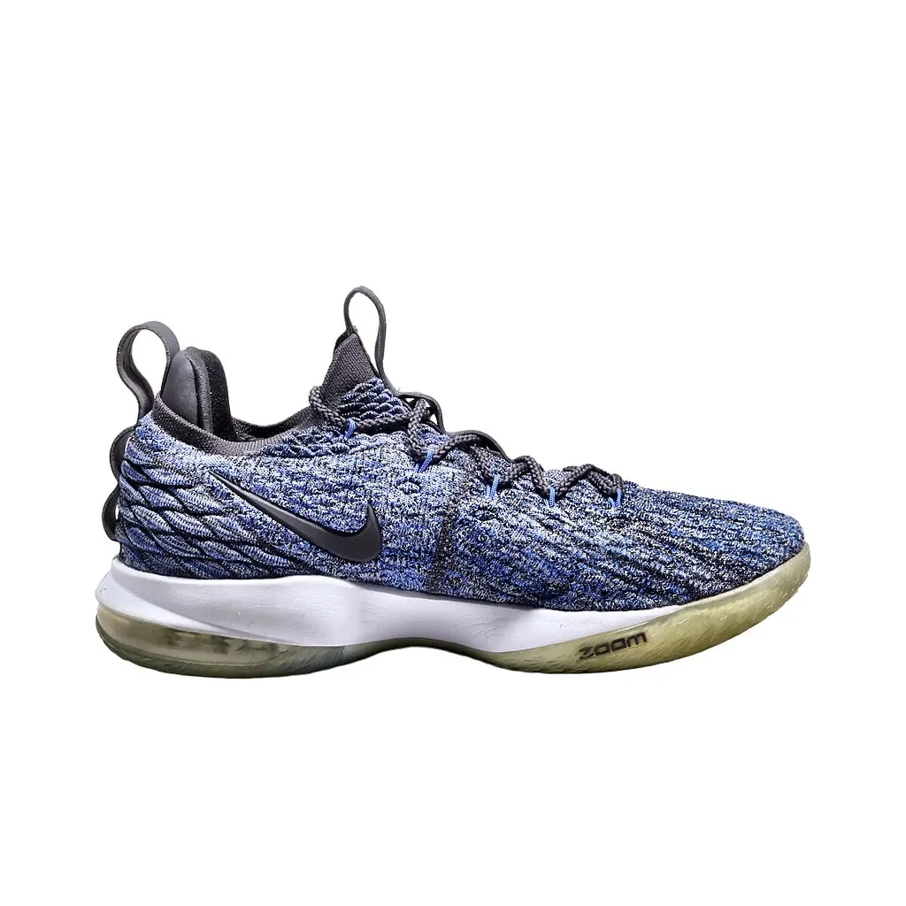 Nike Lebron 15 Sport Shoes Fabric Blue Color For Men