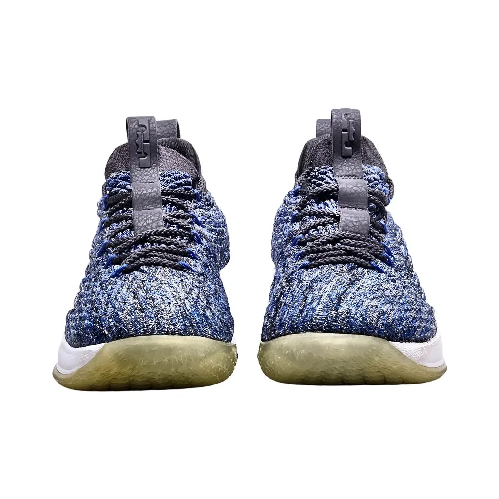 Nike Lebron 15 Sport Shoes Fabric Blue Color For Men