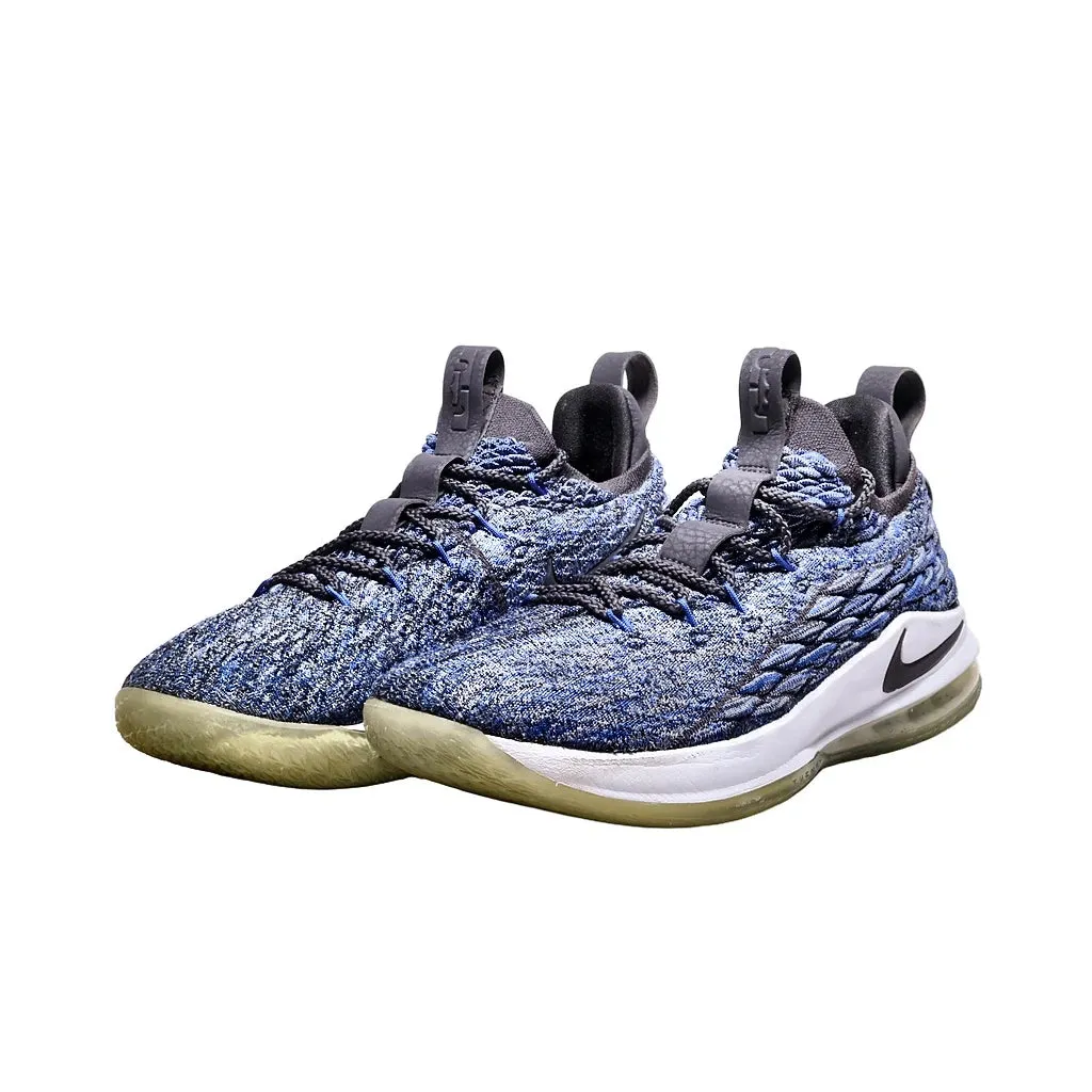 Nike Lebron 15 Sport Shoes Fabric Blue Color For Men