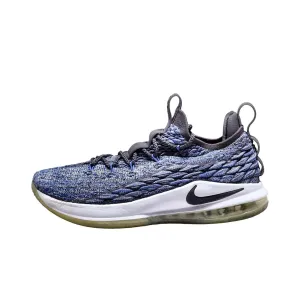 Nike Lebron 15 Sport Shoes Fabric Blue Color For Men