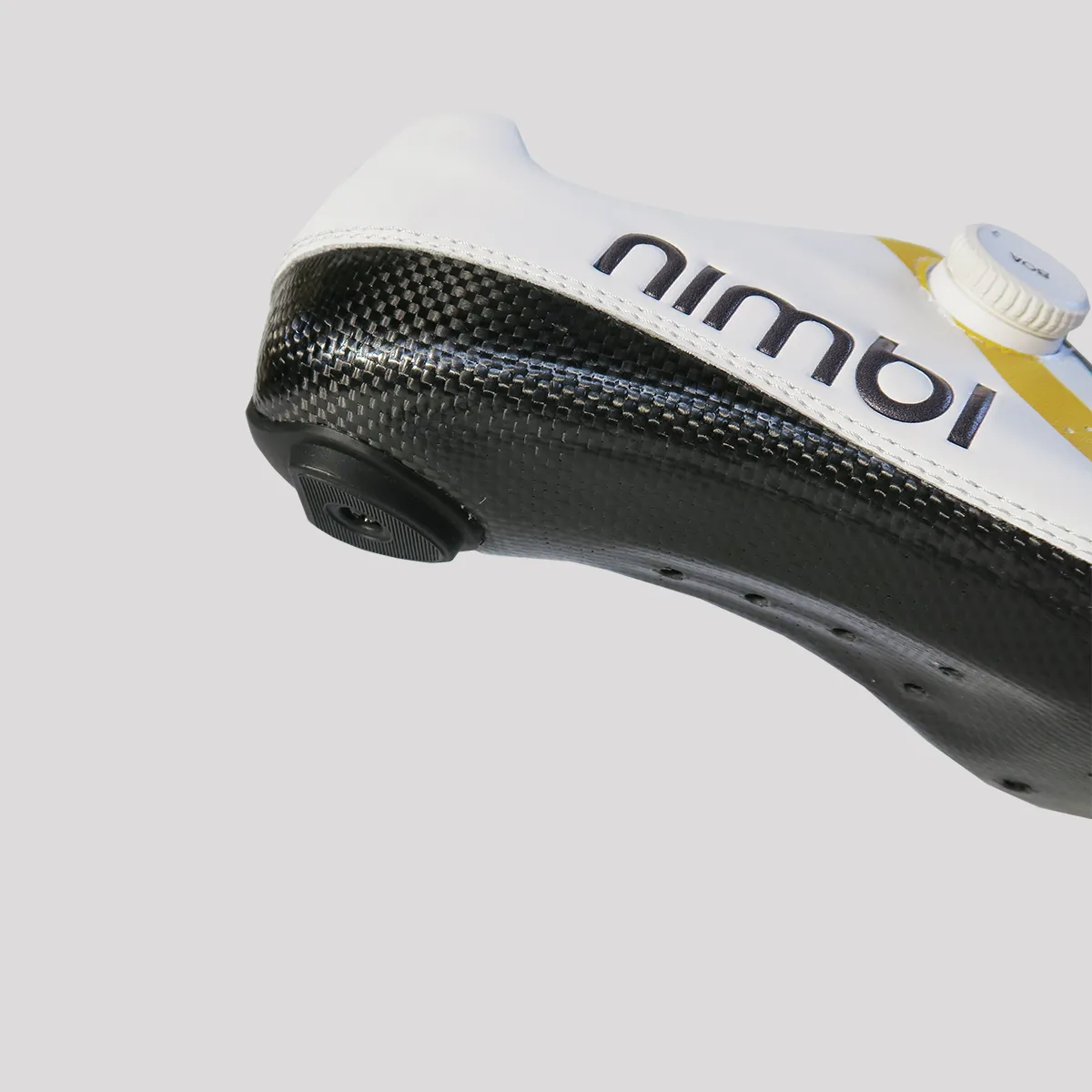 NIMBL Ultimate Cycling Shoes - White Green/Gold