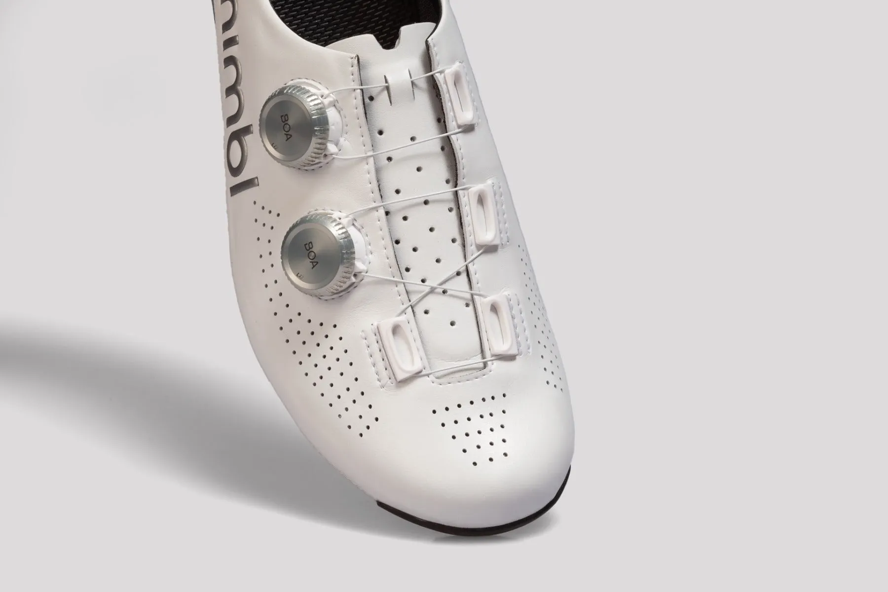 NIMBL Ultimate Cycling Shoes - White/Silver