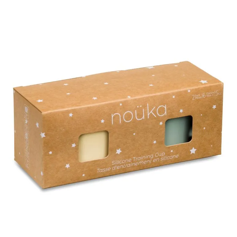 noüka Training Cup 2 Pack - Butter/Leaf (Min. Of 2 PK, Multiples of 2 PK)