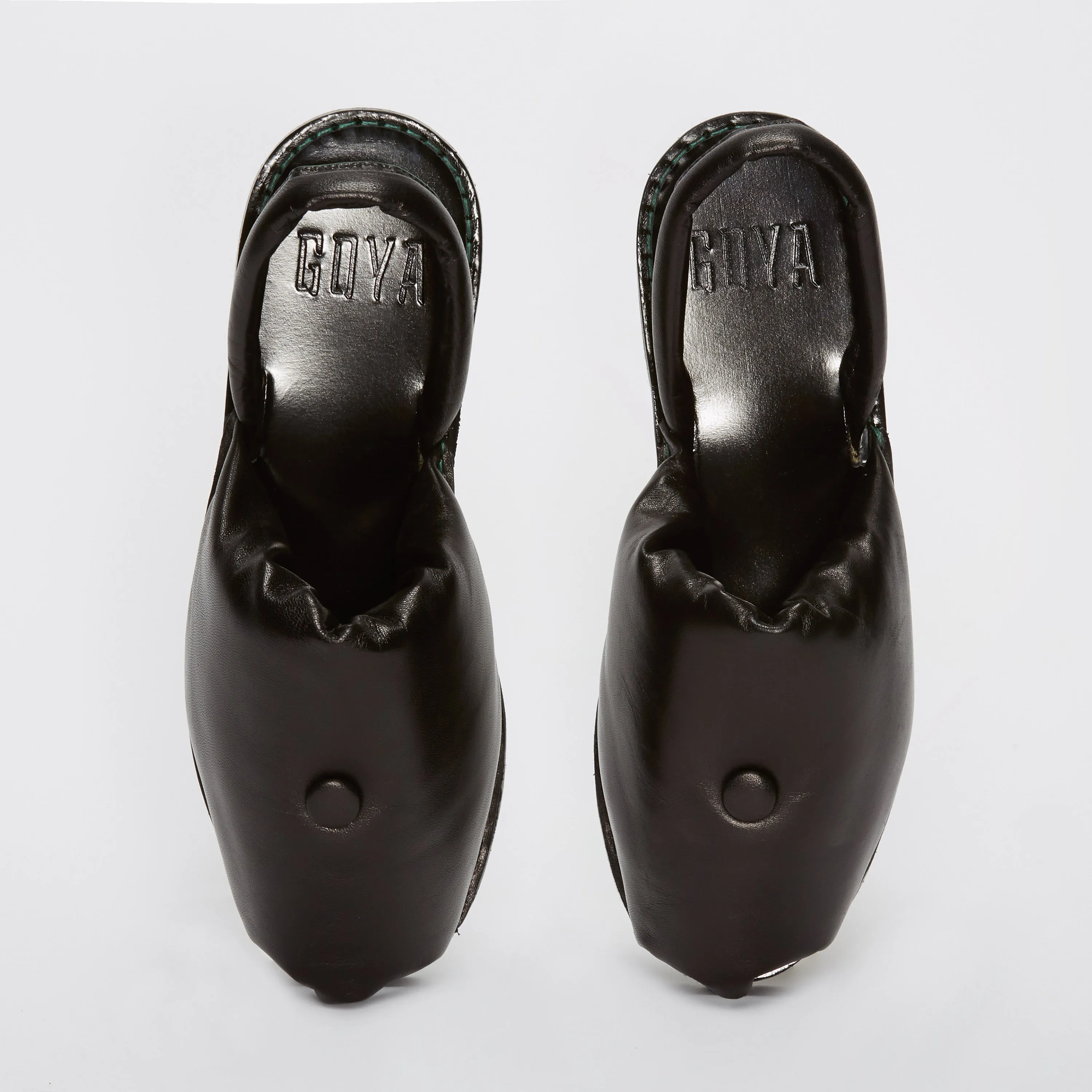 Ottomana Black Nappa Goya Slide