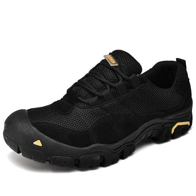 Outdoor Men Hiking Shoes Waterproof Breathable Tactical Combat Army Boots Desert Training Sneakers Anti-Slip Trekking Shoes