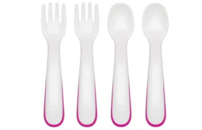 OXO Tot Fork & Spoon Training Set - Pink