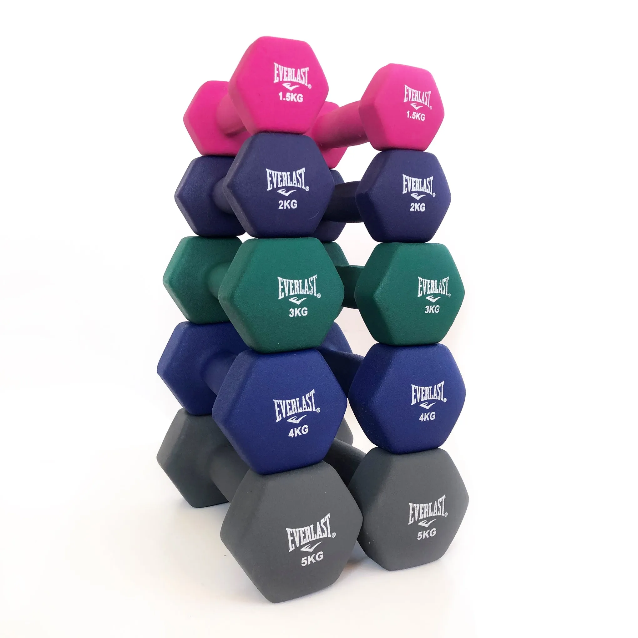 PAIR OF 5KG DUMBBELLS