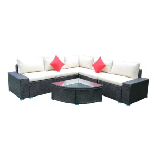Panana 7 Piece Large Outdoor Sectional Set