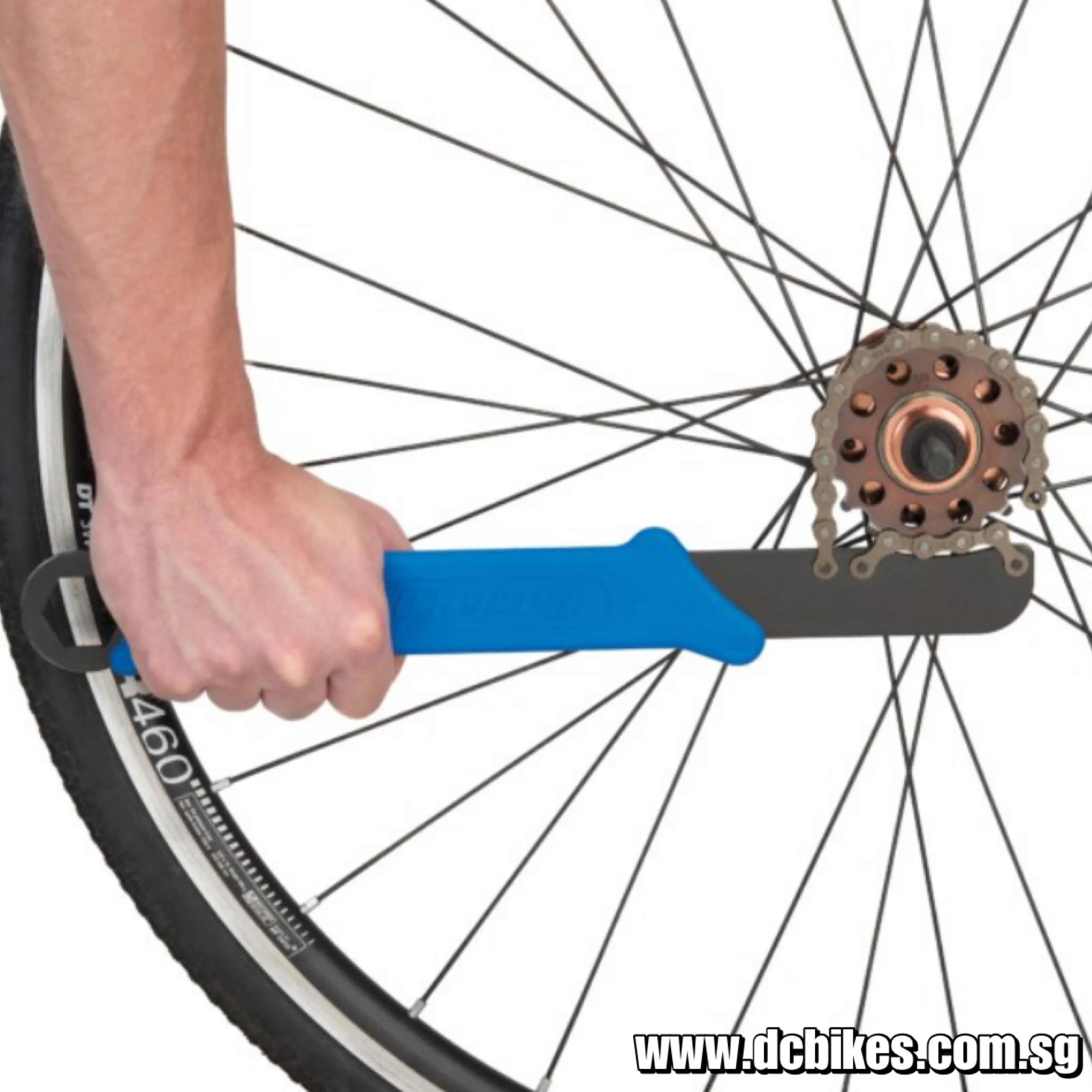 Park Tool SR-18.2 Chain Whip & Freewheel Fixed Gear Sprocket Single Speed Cassette Remover For 1/8" Cogs Wrench Tool