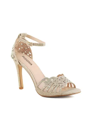 Party Wear Sandal I23659-Golden