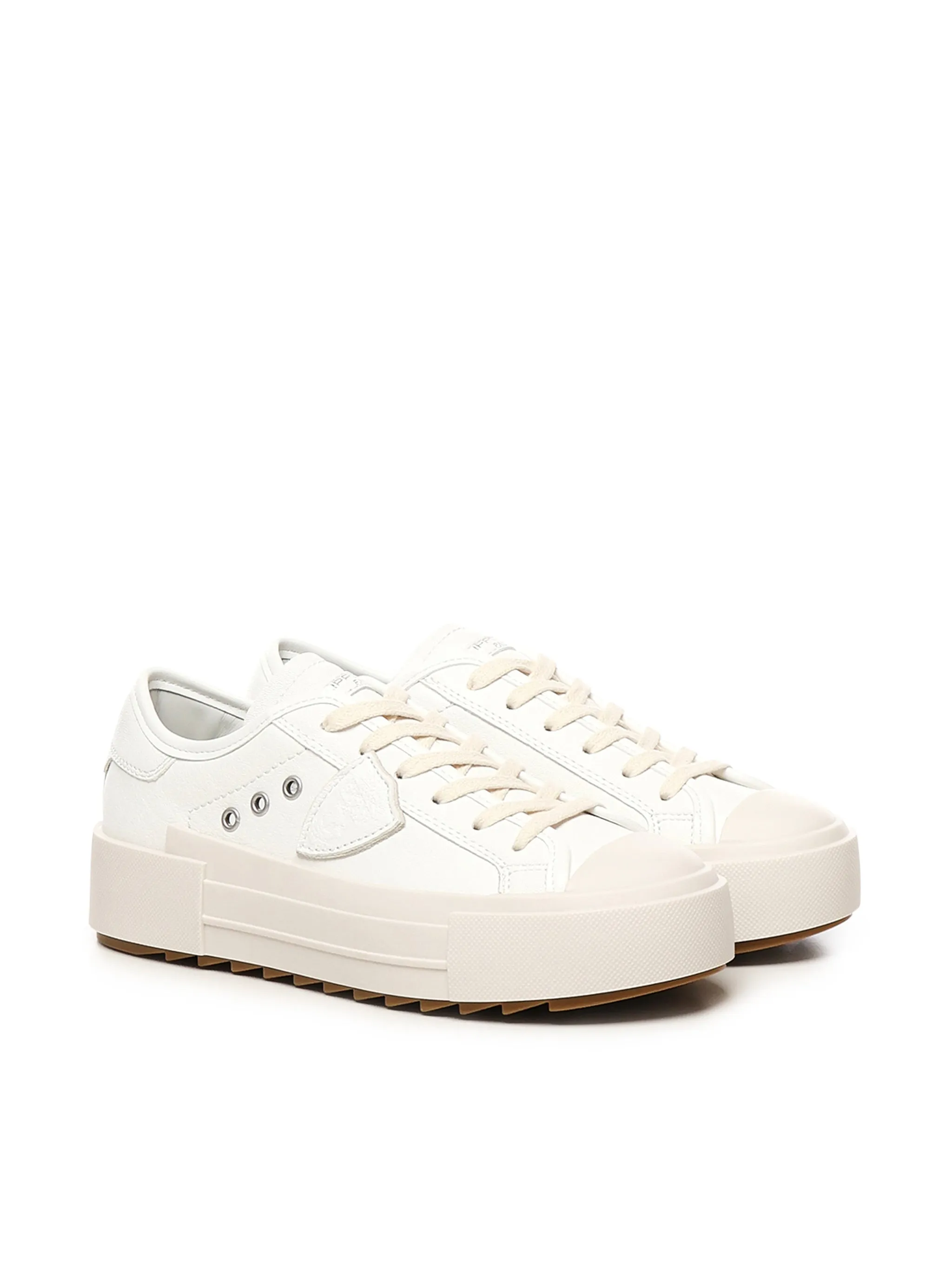 Philippe Model Paris High Sneaker White Calfskin