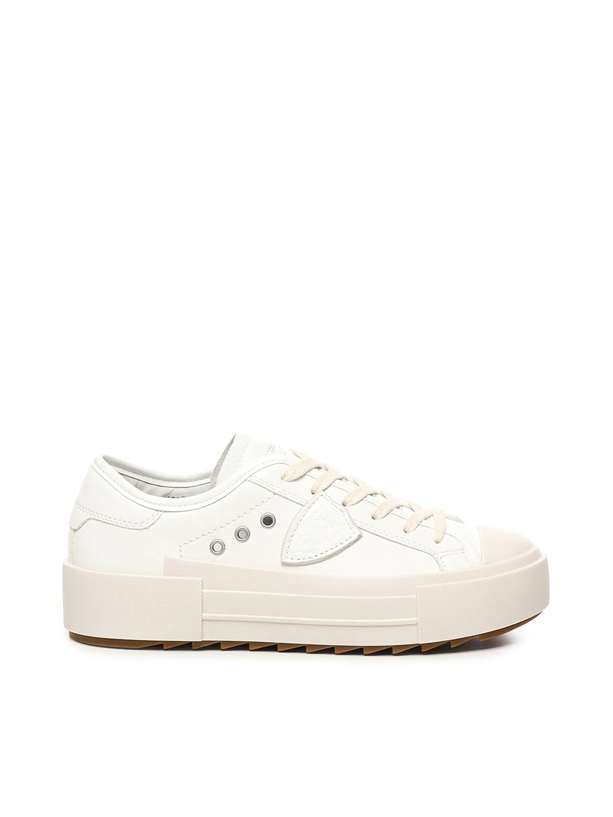 Philippe Model Paris High Sneaker White Calfskin