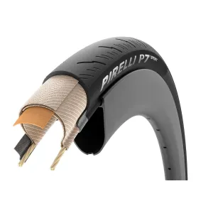 PIRELLI Tire P7 Sport 700x24c Folding Clincher Black