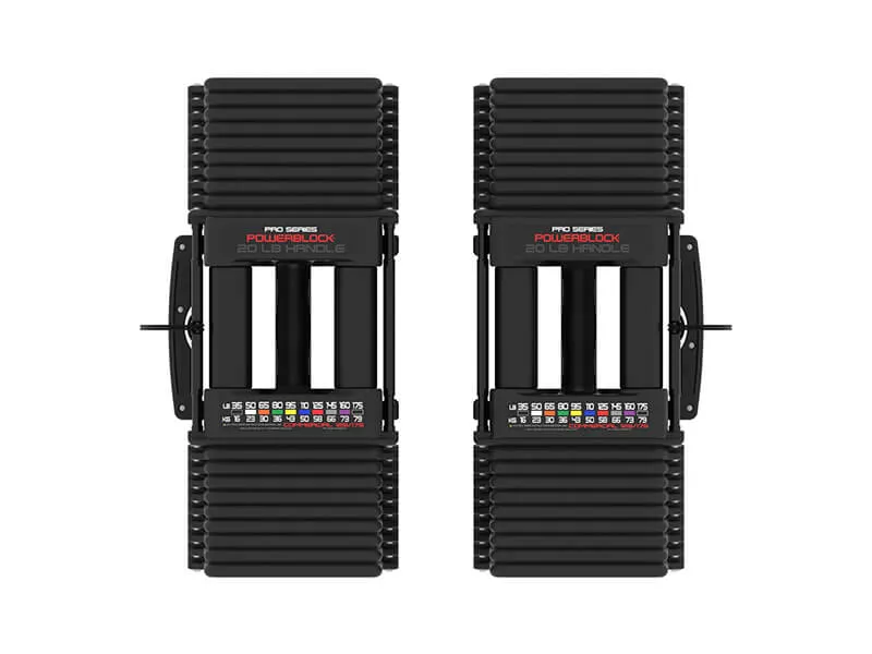 PowerBlock Pro 125 Commercial Dumbbell Set   Stand