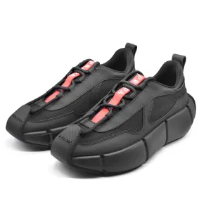 Premium Black  Mesh & Elegant  Sneakers For Men