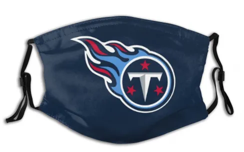 Print Football Personalized Tennessee Titans Adult Dust Mask With Filters PM 2.5
