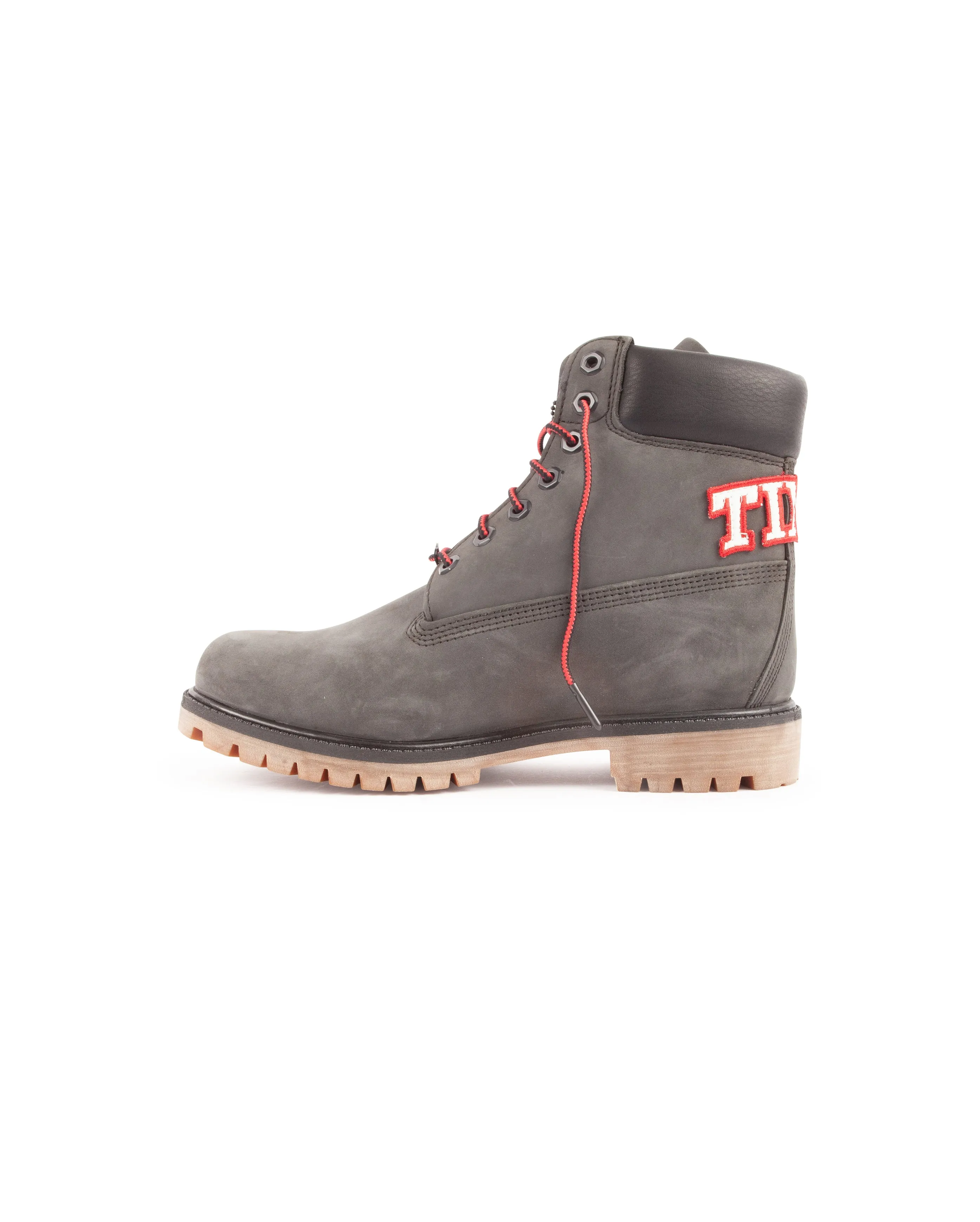 PRM 6in Lace Waterproof Boot Dark Grey Nubuck