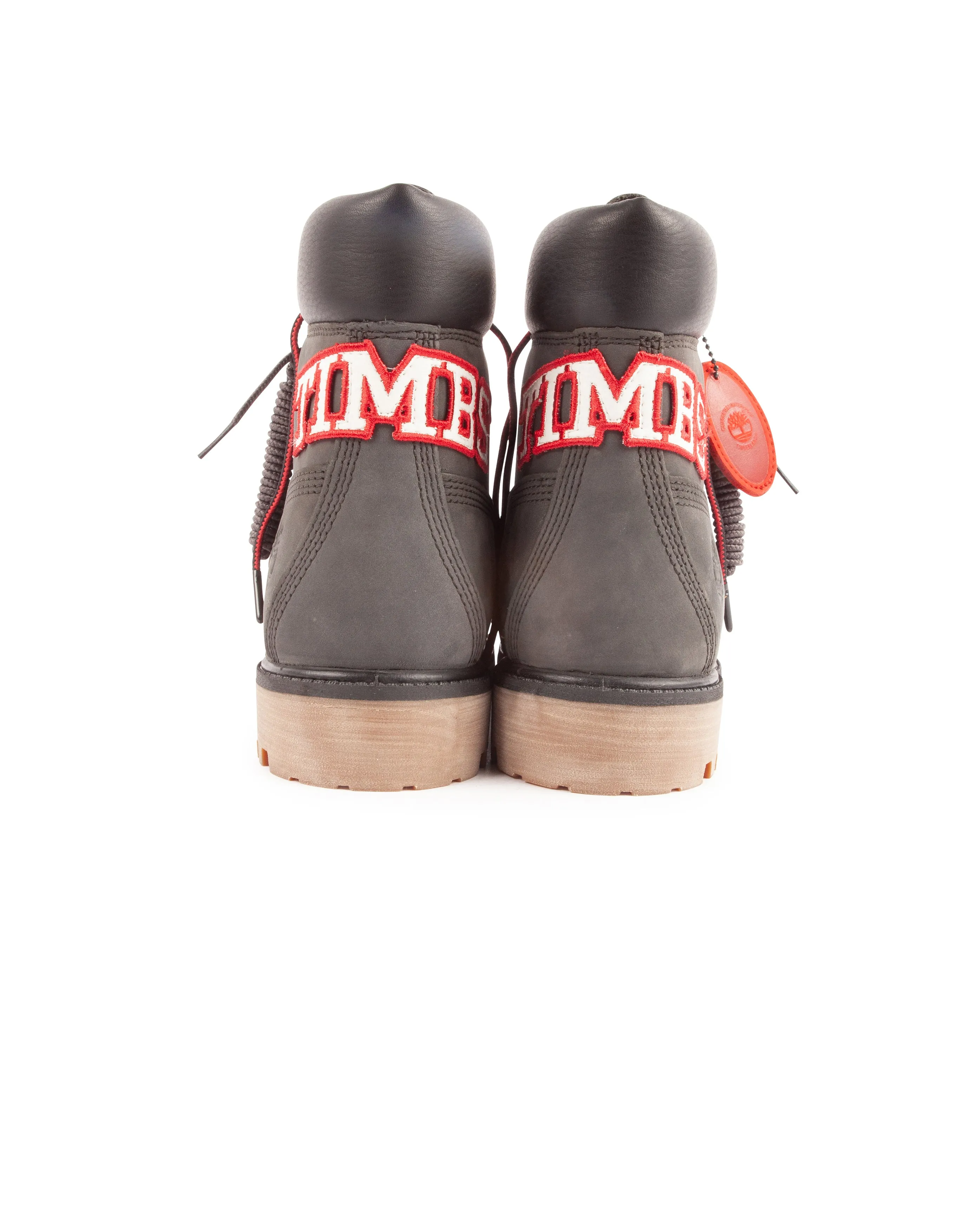 PRM 6in Lace Waterproof Boot Dark Grey Nubuck