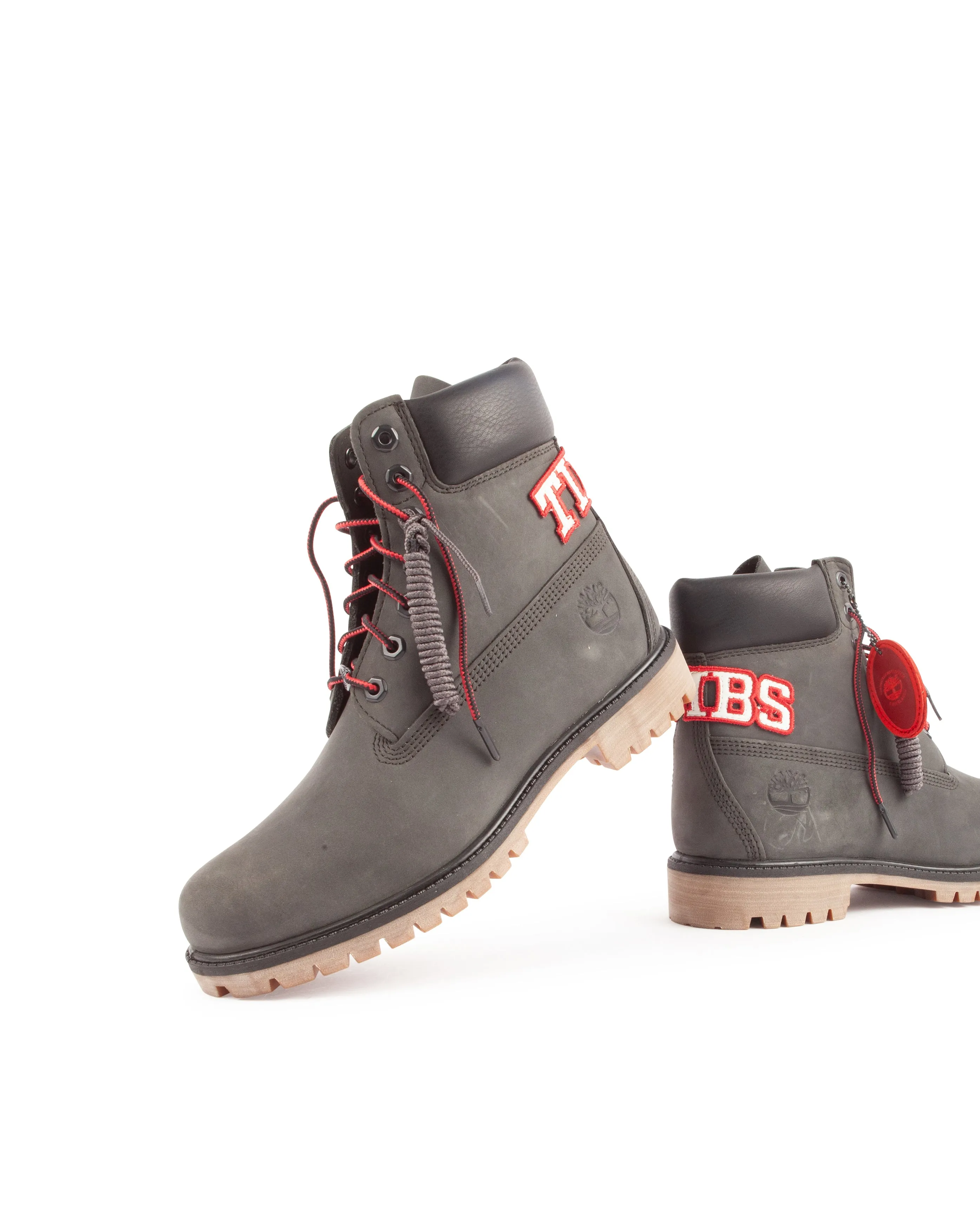 PRM 6in Lace Waterproof Boot Dark Grey Nubuck