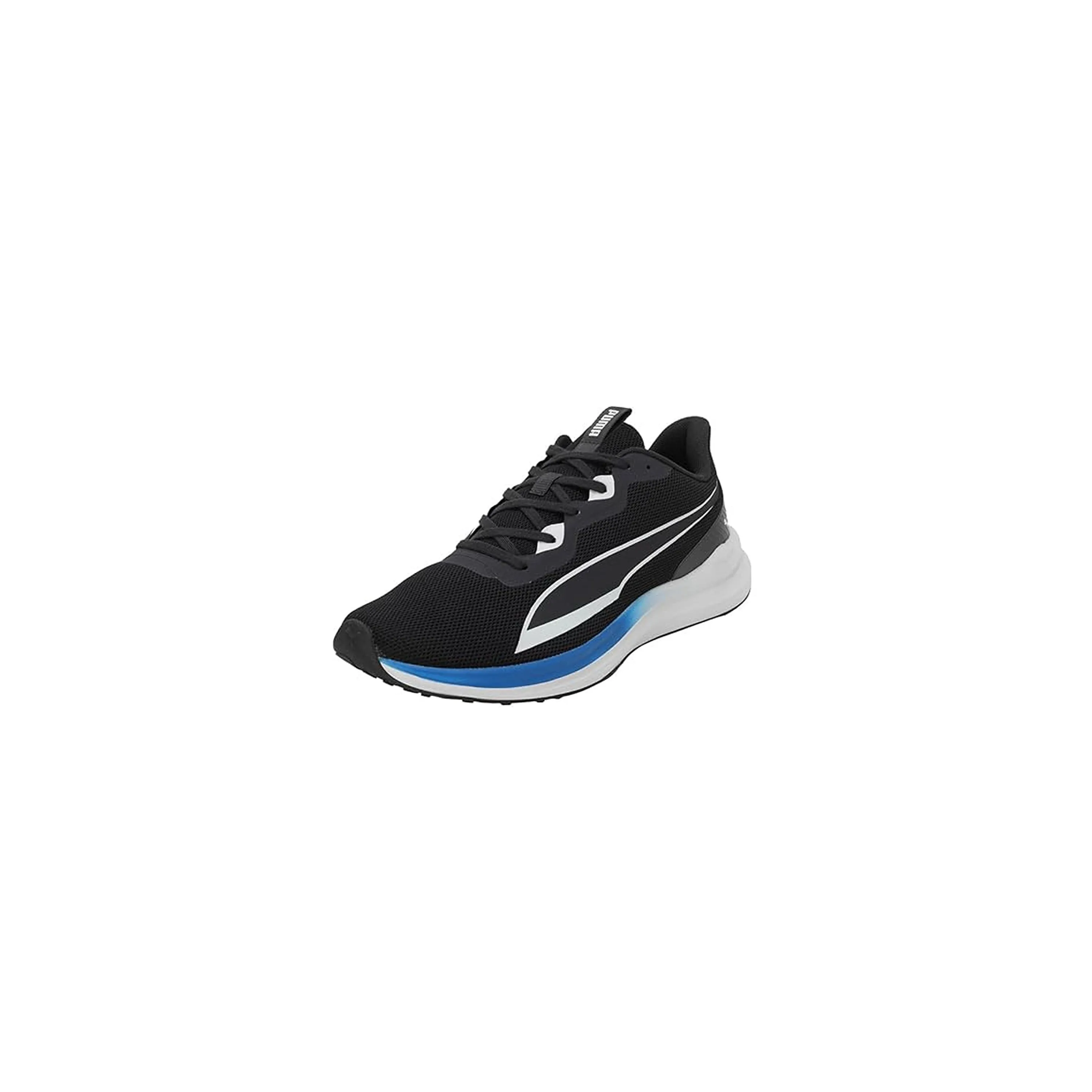 Puma Mens Exotine 2.0 Flat Dark Gray-White-Racing Blue Running Shoe (31042301)