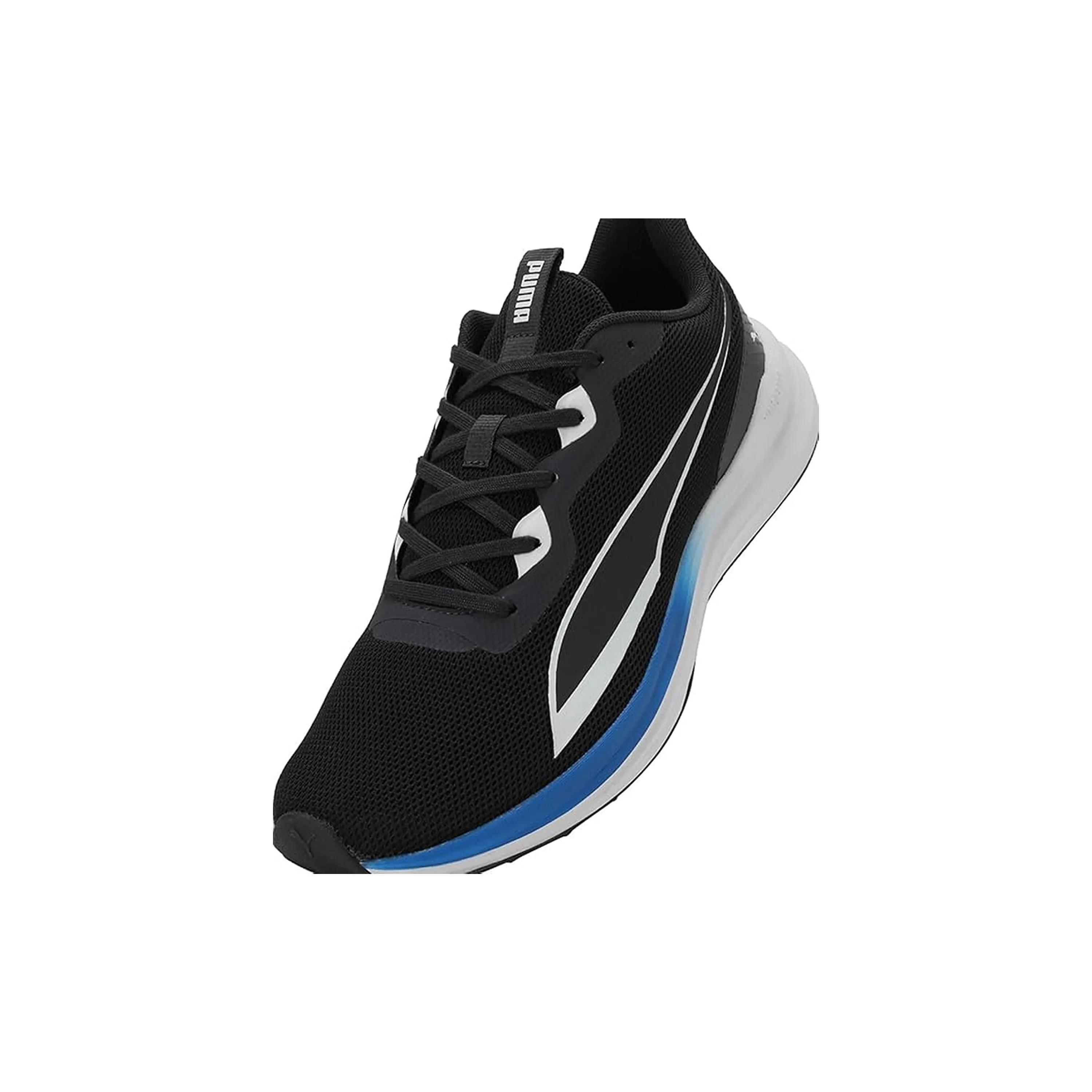 Puma Mens Exotine 2.0 Flat Dark Gray-White-Racing Blue Running Shoe (31042301)