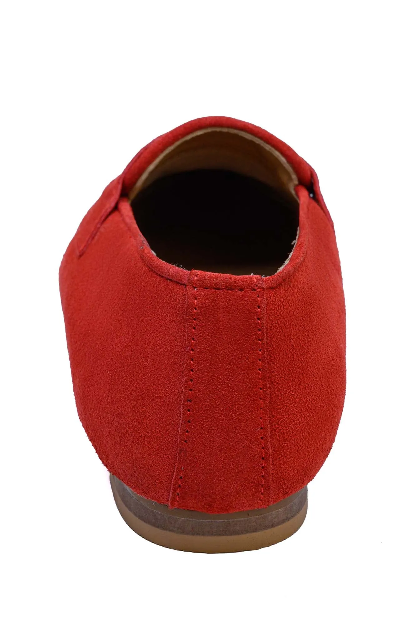 Red Suede Loafer