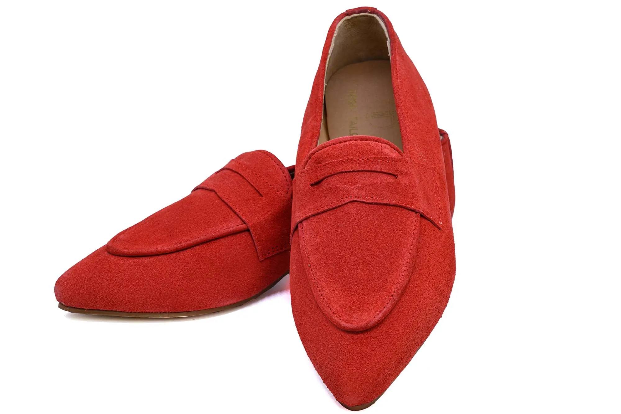 Red Suede Loafer