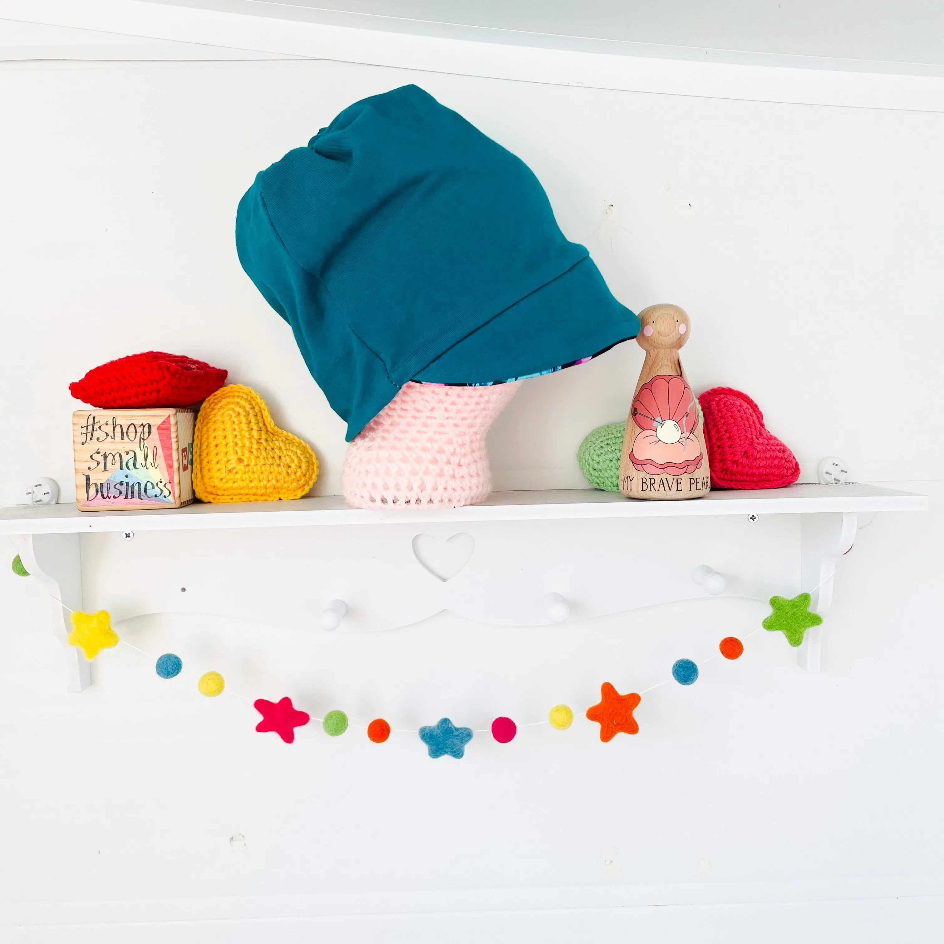 Reversible Peaked Messy Bun Beanie Hats