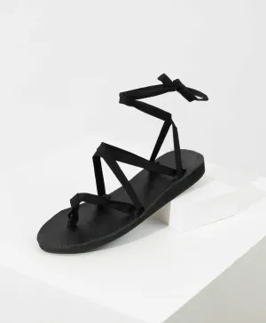 Ribbon Sandal Base Black