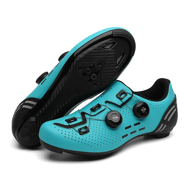 Road Cycling Shoes White Professional Mountain Bike Sneakers Sneakers