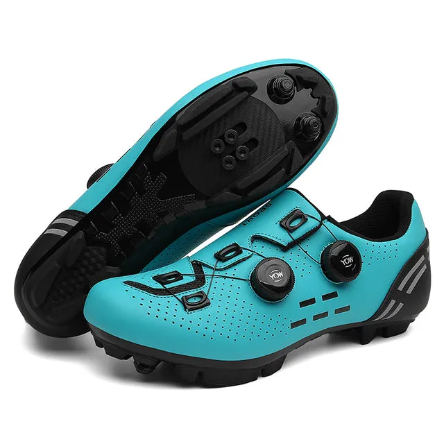 Road Cycling Shoes White Professional Mountain Bike Sneakers Sneakers