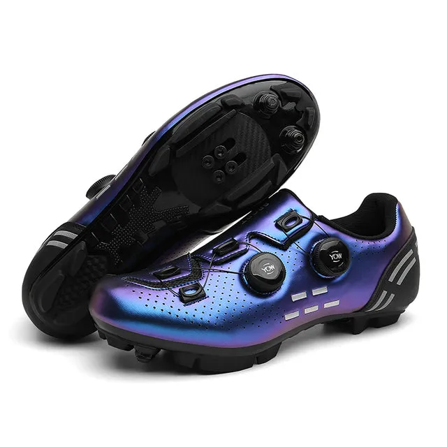 Road Cycling Shoes White Professional Mountain Bike Sneakers Sneakers