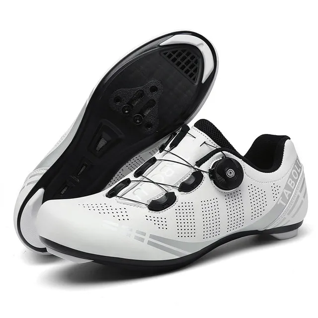 Road Cycling Shoes White Professional Mountain Bike Sneakers Sneakers