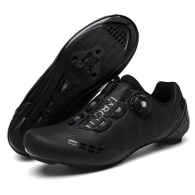 Road Cycling Shoes White Professional Mountain Bike Sneakers Sneakers
