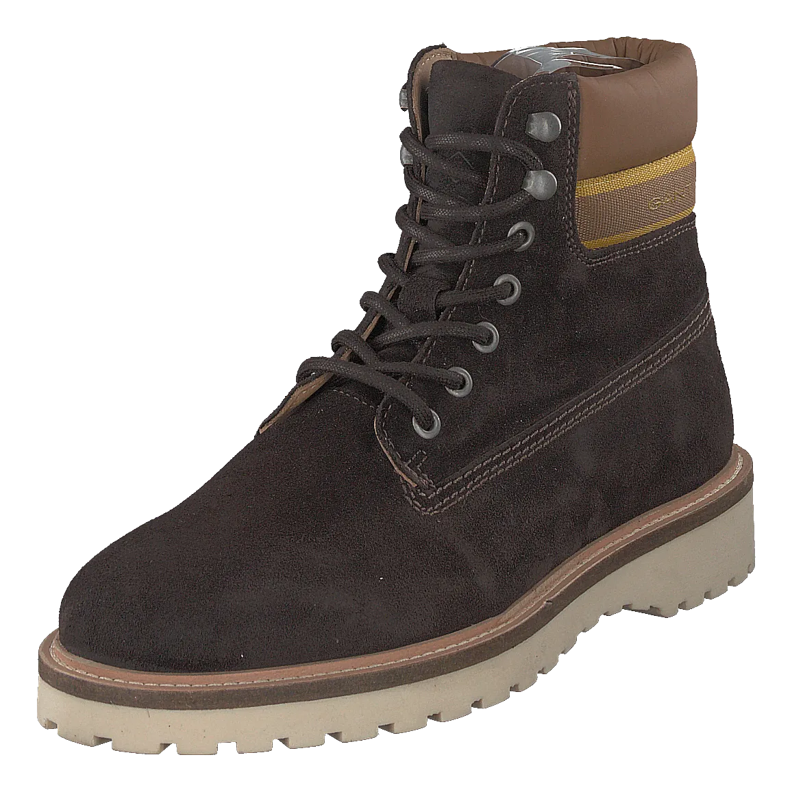 Roden Mid Lace Boot Dk Brown toffee