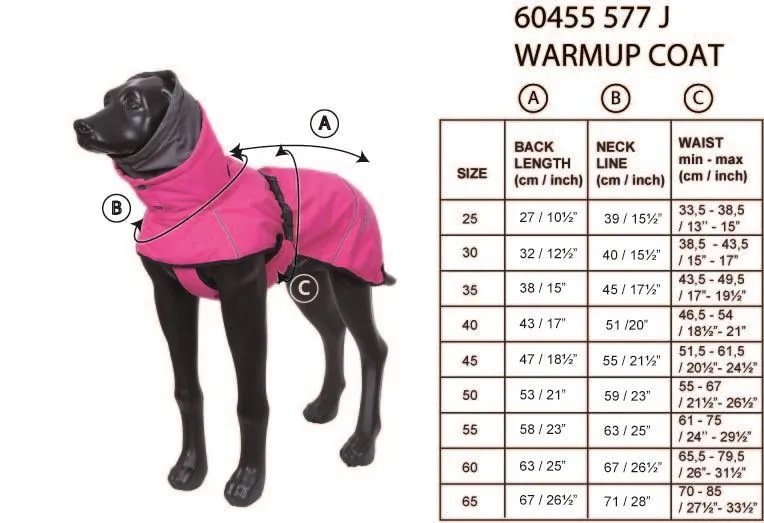 Rukka Pets Warmup Outdoor Windproof Thermal Adventure Dog Jacket Hot Pink