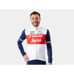 SANTINI TREK-SEGAFREDO MEN'S TEAM REPLICA LS RACE CYCLING JERSEY