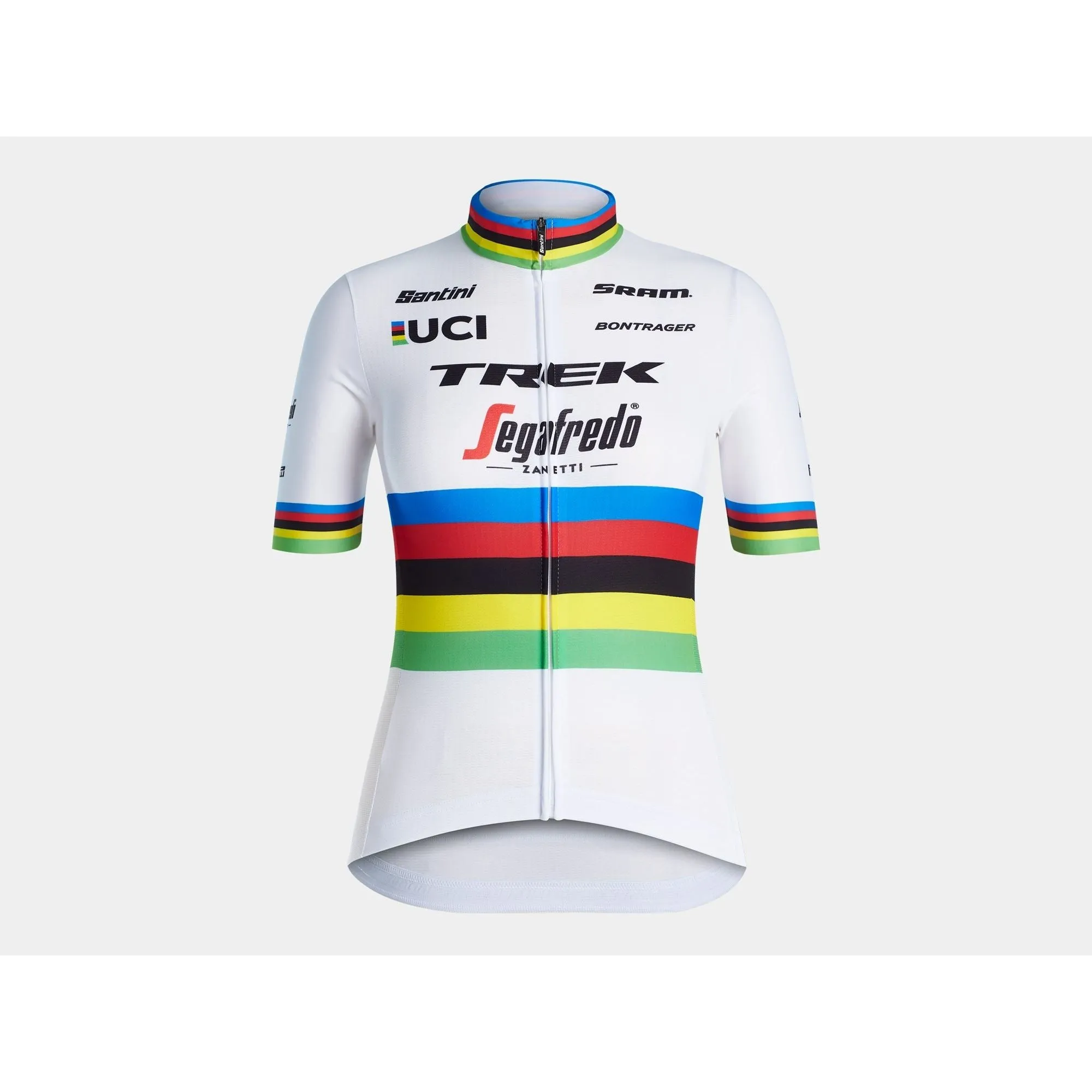 SANTINI TREK-SEGAFREDO WOMEN'S REPLICA WORLD CHAMPION CYCLING JERSEY