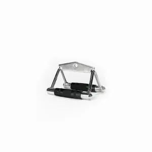 Seated Cable Row V-Bar - Rubber Handle | Cable Attachment