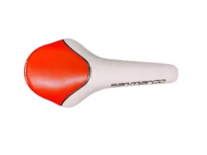 Selle San Marco Concor Lightweight Racing / Road Saddle - Red & White