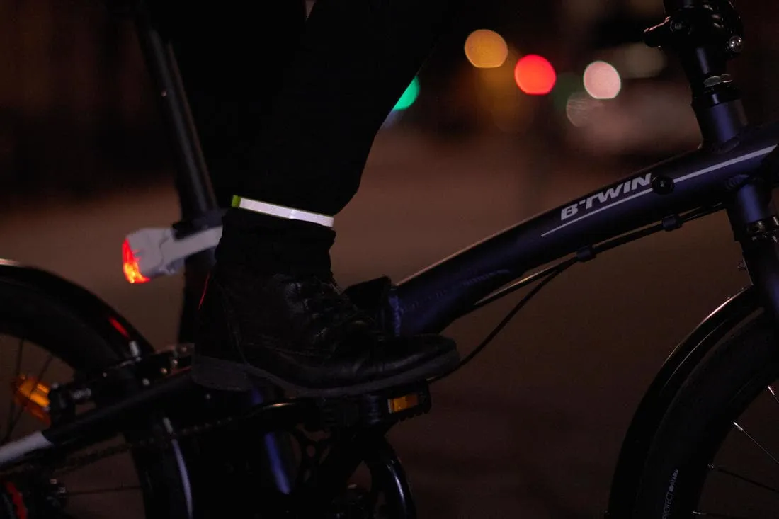 SERRE PANTALON VÉLO JAUNE CLIPSABLE