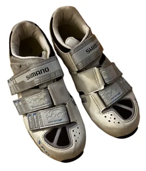Shimano Women's Off-Set Mountain Bike Cycling Shoes White US 9 EU 41