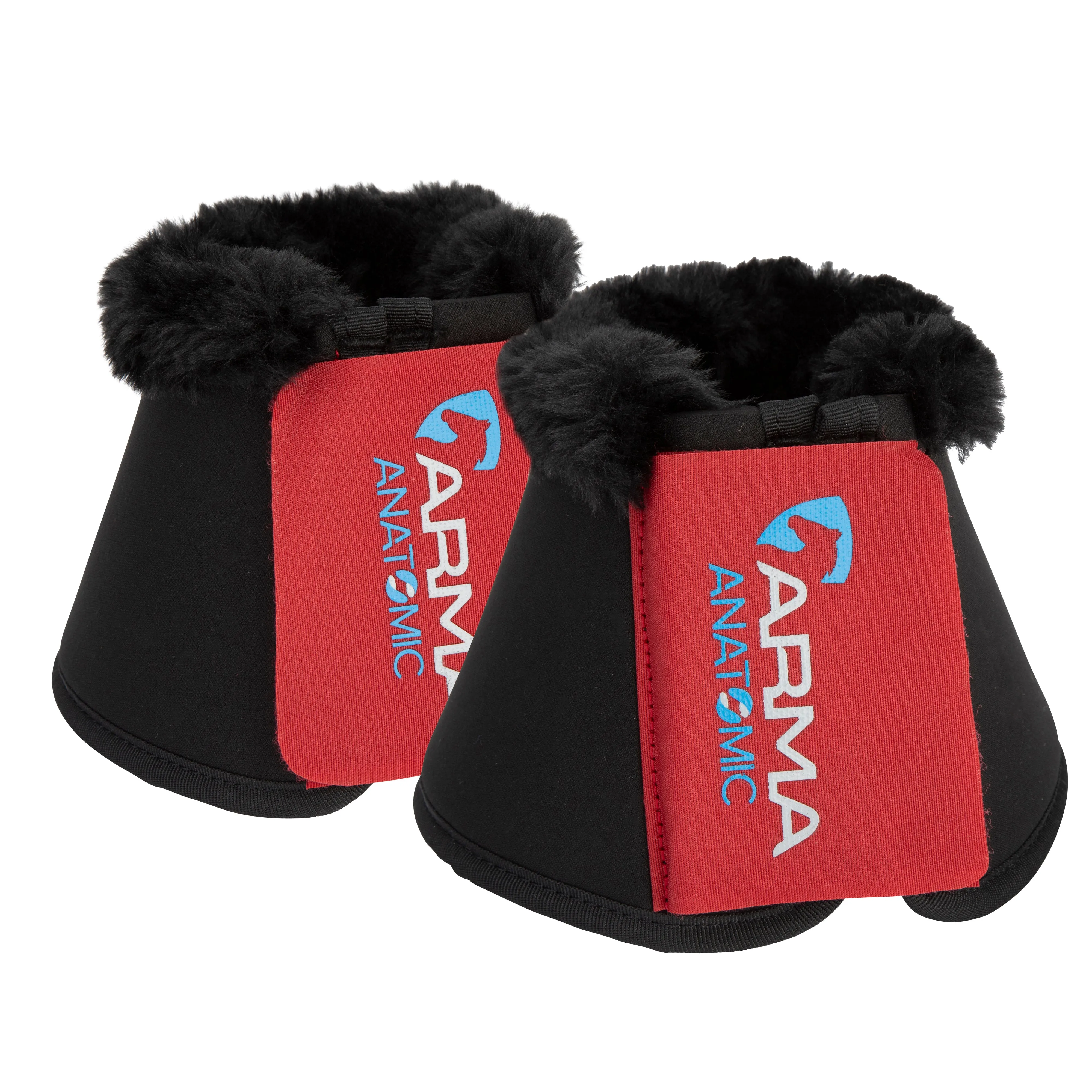 Shires Deep red ARMA SupaFleece Neoprene Over Reach Boots