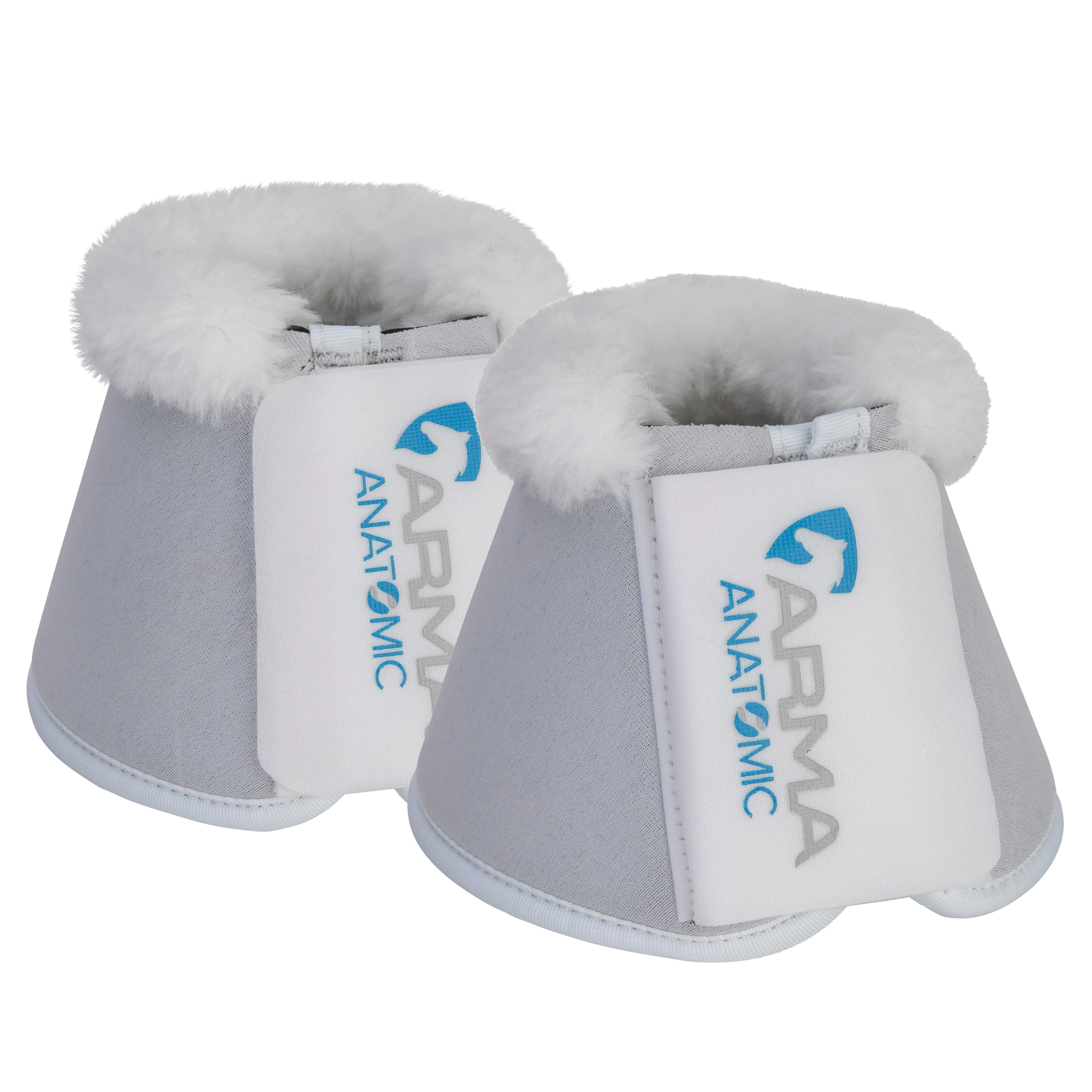 Shires White ARMA SupaFleece Neoprene Over Reach Boots